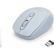MiraLive Kablosuz Mouse 800/1600 Dpi - Açık Mavi HDX3406B