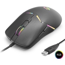 MiraLive G602 Gaming Mouse 7200 Dpi 6 Tuş 1000 Hz Rgb - Siyah
