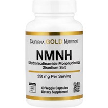 California Gold Nutrition Nmnh Brain & Cognitive Dihydronicotinamide Mononucleotide 250 Mg 60 Veggie Caps