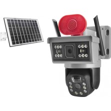 MiraLive Solar 4g Ip Kamera 2 × 3 Mp Lens V380 Siyah YT-15G