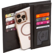 Newish Erkek Hakiki Deri Portföy Model Cüzdan ve Kartlık – NEW387 - Siyah