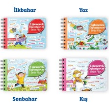 Semerkand Çocuk Yayınları 3-6 Yaş Çocuklar Için Eğlenerek Öğreniyorum Mevsimler Serisi 4 Kitap