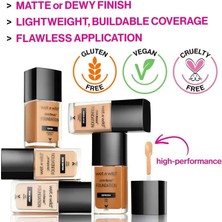 Wet n Wild Soft Beige E365 C Photo Focus Fondöten SPF ile Tüm Cilt Tipleri için Pürüzsüz Bitiriş