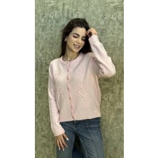 Leilaa Süzene Nakışlı Triko Hırka