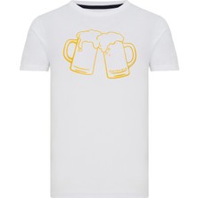 Trub T-Shirt Beyaz Erkek T-Shirt RFTRUB23-10