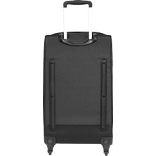 Eastpak Transit'R Büyük Boy Siyah Valiz Pamuk Polyester Malzemeden Teleskopik Saplı