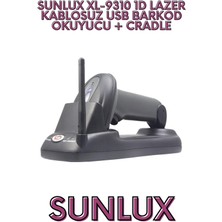 Sunlux XL-9310 1d Lazer Kablosuz USB Barkod Okuyucu + Cradle