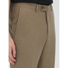 Kip Vizon Düz Dokuma Fitted Fit Klasik Pantolon