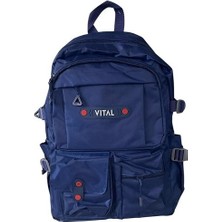 Vital Su Geçirmez Çok Bölmeli Ergonomik Okul Çantası