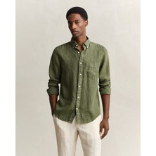 Gant Erkek Yeşil Regular Fit Gömlek 3240120.379