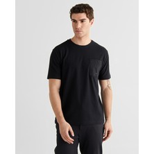 Gant Erkek Siyah Baskılı Kısa Kollu T-Shirt 2326123T.5