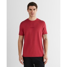 Gant Erkek Kırmızı Baskılı Kısa Kollu T-Shirt 2326124T.609