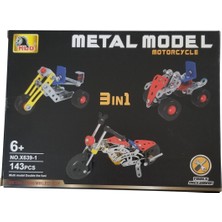 Akıllıelma-Kızılkaya KZL-X639-1 Araçlı 3in1 Motorcycle Metal LEGO
