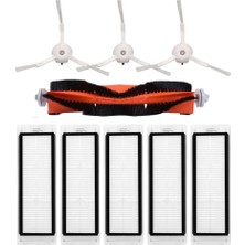 Parmis Roborock Uyumlu Q5+ Robot Süpürge Ana Fırça, Hepa Filtre X5, Yan Fırça X3