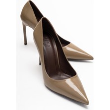 Luvi Velorien Vizon Cilt Kadın Topuklu Ayakkabı