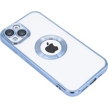 Epro iPhone 15 Uyumlu Kamera Lens Koruyuculu Magsafe Şarj Özellikli Arkası Şeffaf Yanları Renkli Kılıf