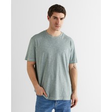 Gant Erkek Yeşil Bisiklet Yaka Regular Fit T-Shirt 2003419.10