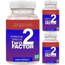 2TwoFactor Two Factor 3 Adet Tribulus&epimediyum Complex Formen 60 Adet Kapsül