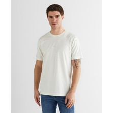 Gant Erkek Beyaz Baskılı Kısa Kollu T-Shirt 2326133T.113