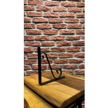 Poyraz Metal Ferforje Raf Kolu – Dekoratif Metal Raf Taşıyıcı