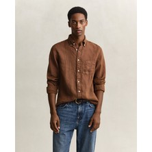 Gant Erkek Kahverengi Regular Fit Gömlek 3240120.229