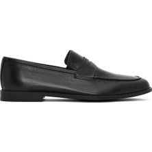 Derimod Erkek Siyah Deri Loafer 26SFD790218