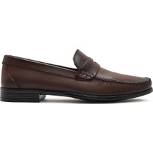 Derimod Erkek Kahverengi Deri Loafer 26SFD754118