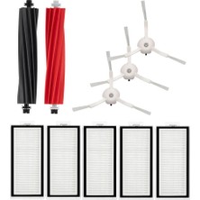 Parmis Roborock Uyumlu Q8 Max Robot Süpürge Ana Fırça, Hepa Filtre X5, Yan Fırça X3