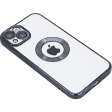 Epro iPhone 15 Uyumlu Kamera Lens Koruyuculu Magsafe Şarj Özellikli Arkası Şeffaf Yanları Renkli Kılıf
