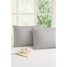 Özdilek Yastık Kılıfı Standart Ranforce 2'lı Sılver Colourıst