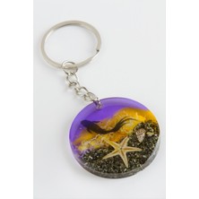 Osense Balık Deniz Efektli Epoksi Anahtarlık