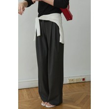 Suud Collection Füme Lina Pileli Pantolon