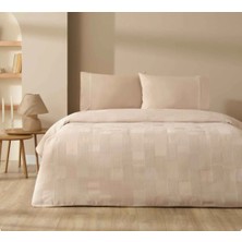 Taç Yeni Sezon Çift Kişilik Jakar Pike Takımı Alvora Bej