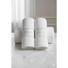 Özdilek Danıela Beyaz 2li Ktl Havlu Nakışlı-2 Açık Sım