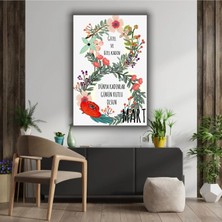 Kadınlar Günü | 8 Mart | Kadın | Temalı Dekoratif Cam Tablo