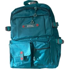 Vital Su Geçirmez Çok Bölmeli Ergonomik Okul Çantası