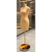 Md Vitrin Dekorasyon 38 Beden Balık Model Özel Siyah/gold Terzi Mankeni