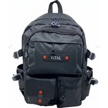 Vital Su Geçirmez Çok Bölmeli Ergonomik Okul Çantası