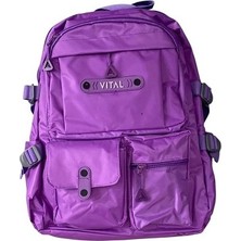 Vital Su Geçirmez Çok Bölmeli Ergonomik Okul Çantası