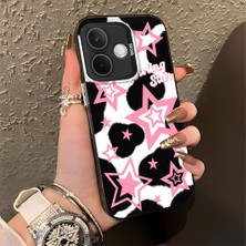 HONTINGA Oppo A5 Pro 5g ile Uyumlu Kılıfı Silikon Kenar Sert Arka Düşüme Önleyici Basitlik Anti Düşme Kamera Korumali Renkli Yıldızlar Desen Telefon Kılıfı Kadın ve Erkek Için Uygundur K1-0702