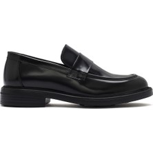 Derimod Erkek Siyah Deri Loafer 26SFD751222