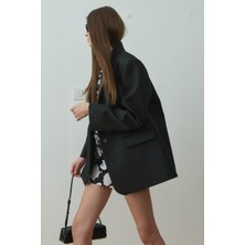 Suud Collection Siyah Harlan Blazer Ceket