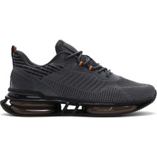 Derimod Zero Erkek Gri Bağcıklı Kalın Tabanlı Kumaş Sneaker 26SFD69446F