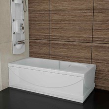 Sırduş 170X75X55 Düz Oturmalı Küvet, Beyaz