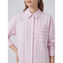 Ekol Kayra Boncuk ve Çiçek Işlemeli Tunik 21123