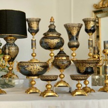 Dekor Arya Napoli̇ 12 Parça Salon Konsol Aksesuar Seti Füme