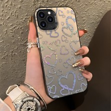 HONTINGA iPhone 11 Pro Max ile Uyumlu Kılıfı Silikon Kenar Sert Arka Düşüme Önleyici Basitlik Anti Düşme Kamera Korumali Kalp Desen Telefon Kılıfı Kadın ve Erkek Için Uygundur K1-0710