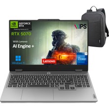 Lenovo Loq 15IRX10 P3 I7-13650HX 24GB 512 GB SSD 15.6" Fhd 144Hz Rtx 5070 8gb Gddr7 WIN11 Home (Yapay Zeka Destekli) Lenovo Çanta Hediyeli