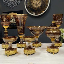 Dekor Arya Milano 7 Parça Salon Aksesuar Seti̇ Kahve