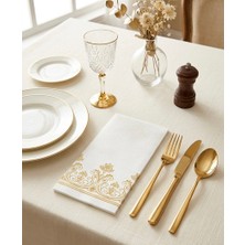 Nevas Aura Gold Desenli Kağıt Peçete 50'li Paket